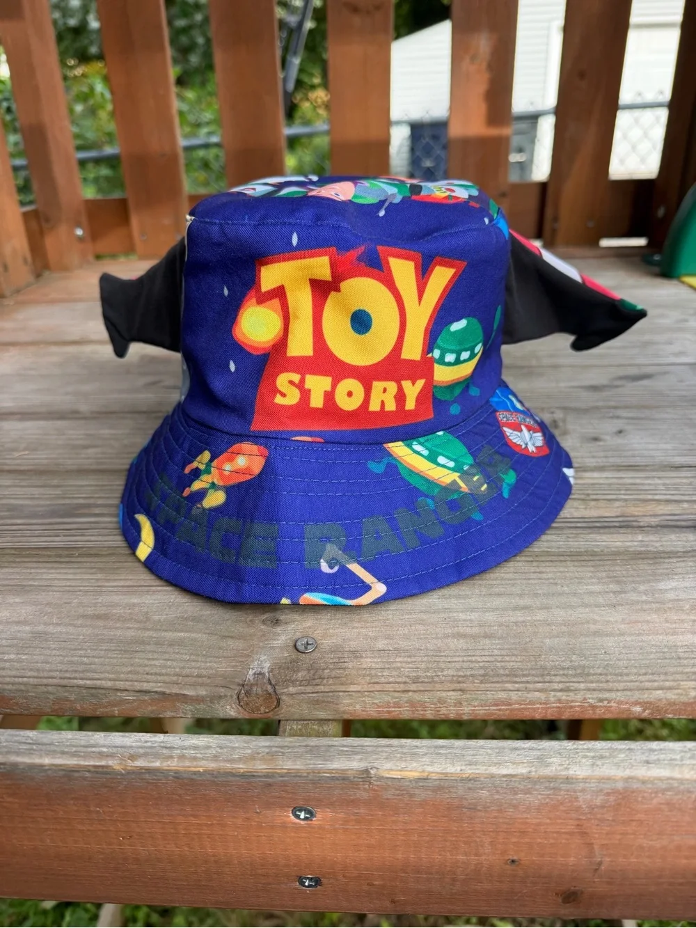 Buzz Lightyear Kids' Space Bucket Hat with Green & Red Accents